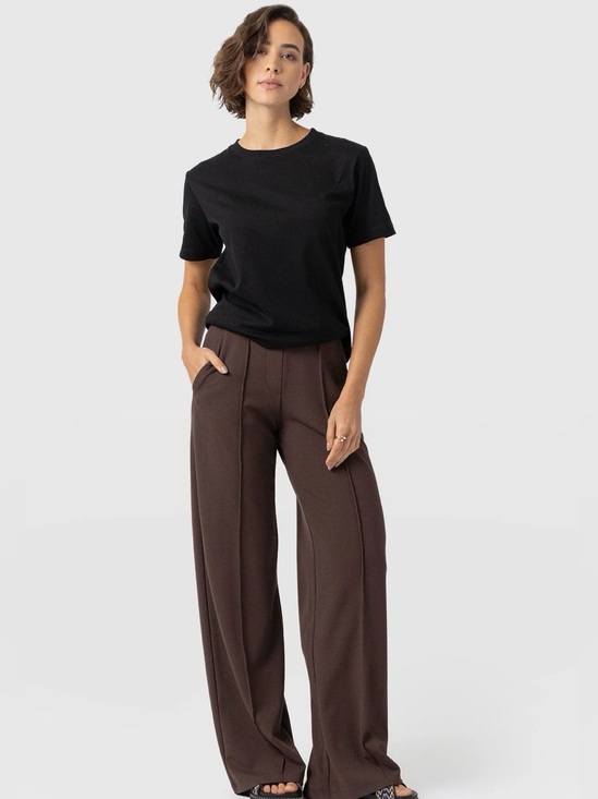 Saint + Sofia Pants - NWT Saint + Sofia Keller Wide Leg Pant brown size 10 Tall